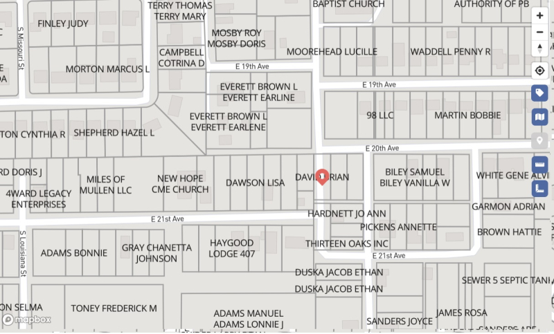 930-42185-000 PINE BLUFF JEFFERSON COUNTY 0.16 ACRE S INDIANA ST