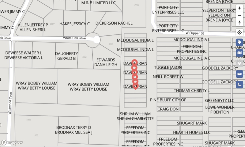 SIX PARCEL PACKAGE IN PINE BLUFF JEFFERSON COUNTY